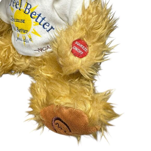 PBC NOAH BENSHEA Feel Better TALKING Animated Plush Stuffed Teddy BEAR w/ Tag - Picture 4 of 14